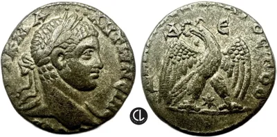 Syria, Seleucis and Pieria, Elagabalus, BI Tetradrachm, Antioch Mint, 219 AD