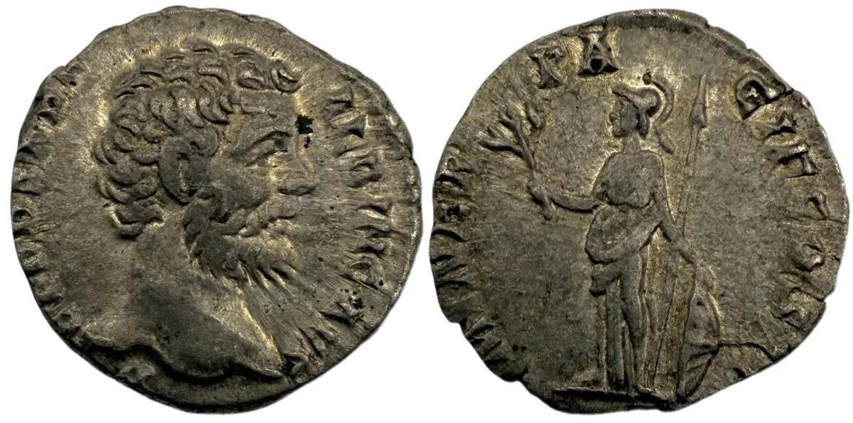 Clodius Albinus Denarius- Noble Portrait