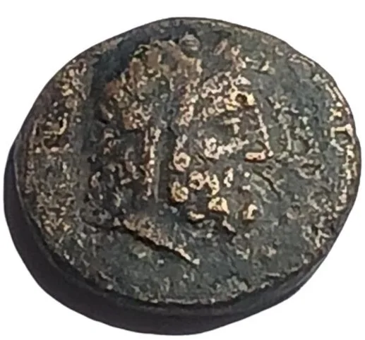 Pergamon, Mysia - mid-to-late 2nd century BC, Asklepios and a coiled serpent