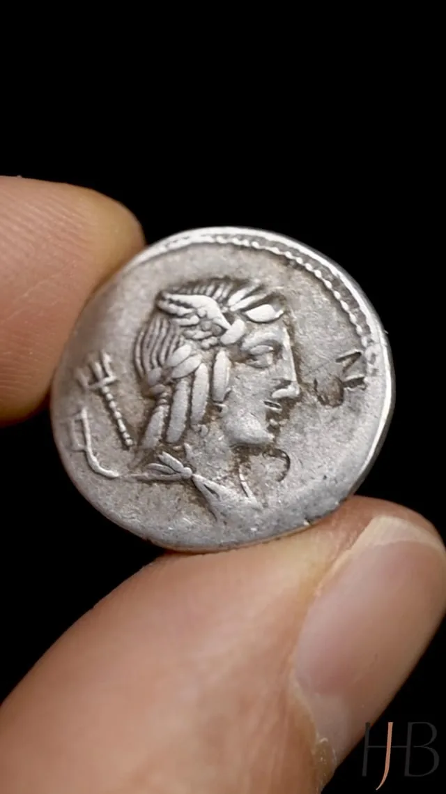 L. Julius Bursio. Denarius
