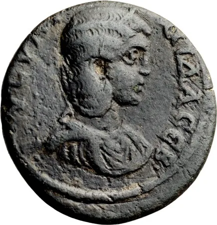 Julia Soaemias. AE 34