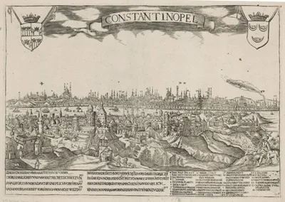 Buildings / Architecture 17th View of Century Constantinopel