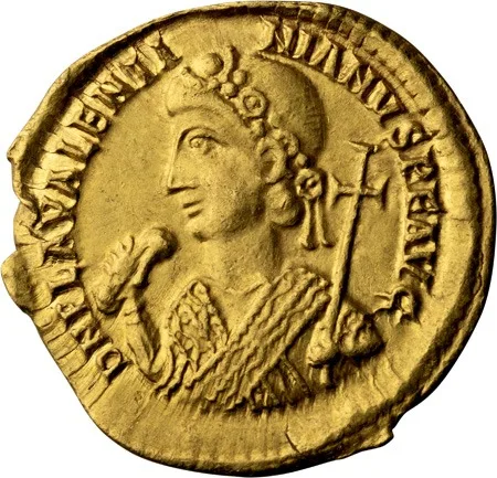 Valentinian III. Solidus