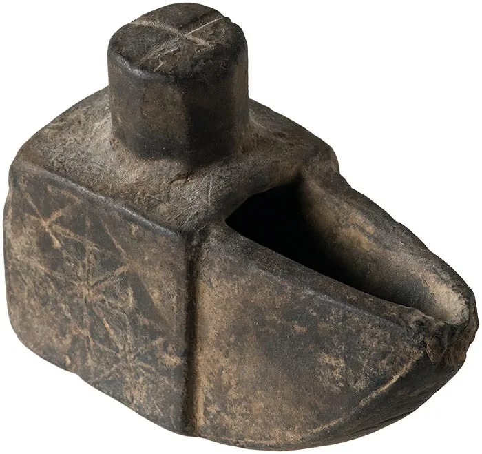 Coptic Egyptian Stone Lamp