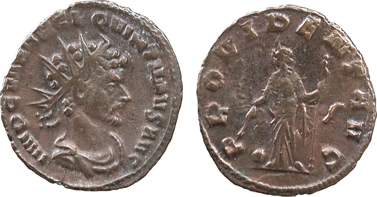 Quintillus Æ Antoninianus. Rome, AD 270.