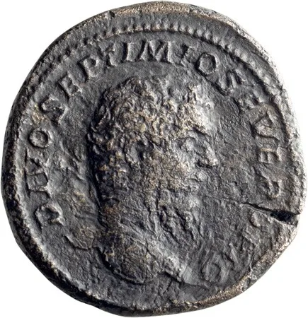 Septimius Severus, Divus. Sestertius
