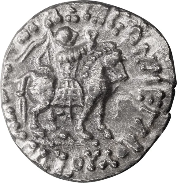 Indo-Scythians, Azes II. Drachm