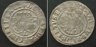 1516 SALZBURG 4 Kreuzer 1516, LEONHARD VON KEUTSCHACH, silver UNC-!!!