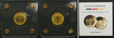 2024 CHAD 3000 Francs 2024 BRANDENBURG Gold 1/500 oz BU