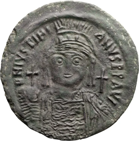 Justinian I. Follis