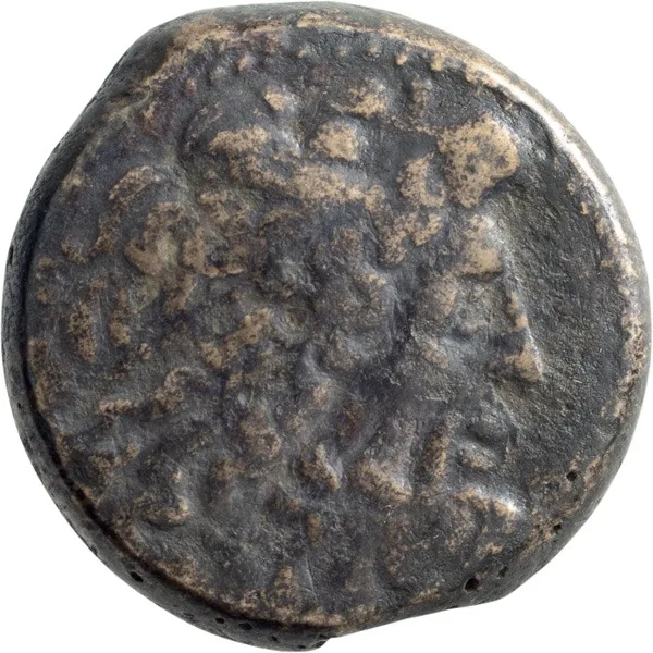 Ptolemaic, Ptolemy III, 246-222 BC. 
Trihemiobol