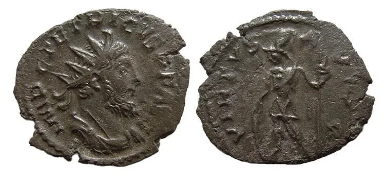 ROMAN EMPIRE, Tetricus I. 271-274 AD. Æ Antoninianus Choice EF. Reddish patina.