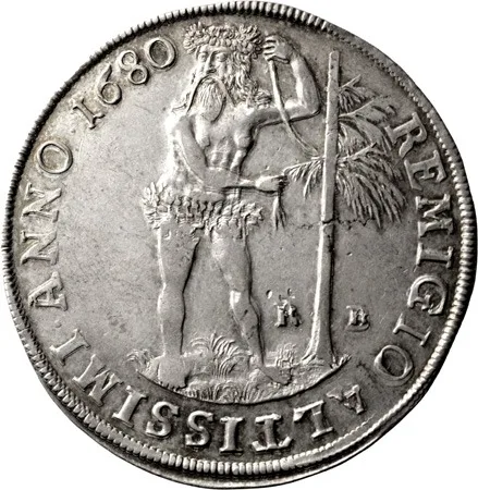 German States, Duchy of Brunswick-Wolfenbüttel, Rudolph August, 1680, Braunschweig, Taler
