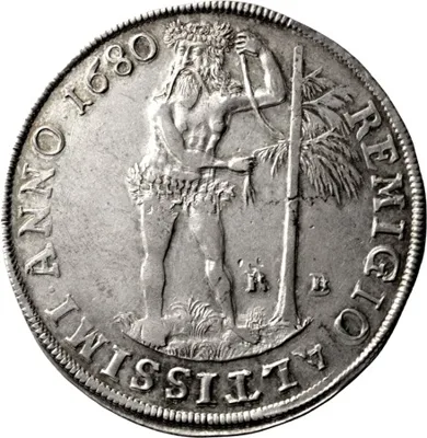 German States, Duchy of Brunswick-Wolfenbüttel, Rudolph August, 1680, Braunschweig, Taler