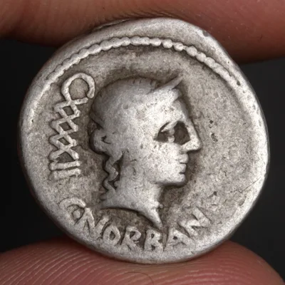 Roman Republic Silver AR Denarius 83BC Norbanus Venus