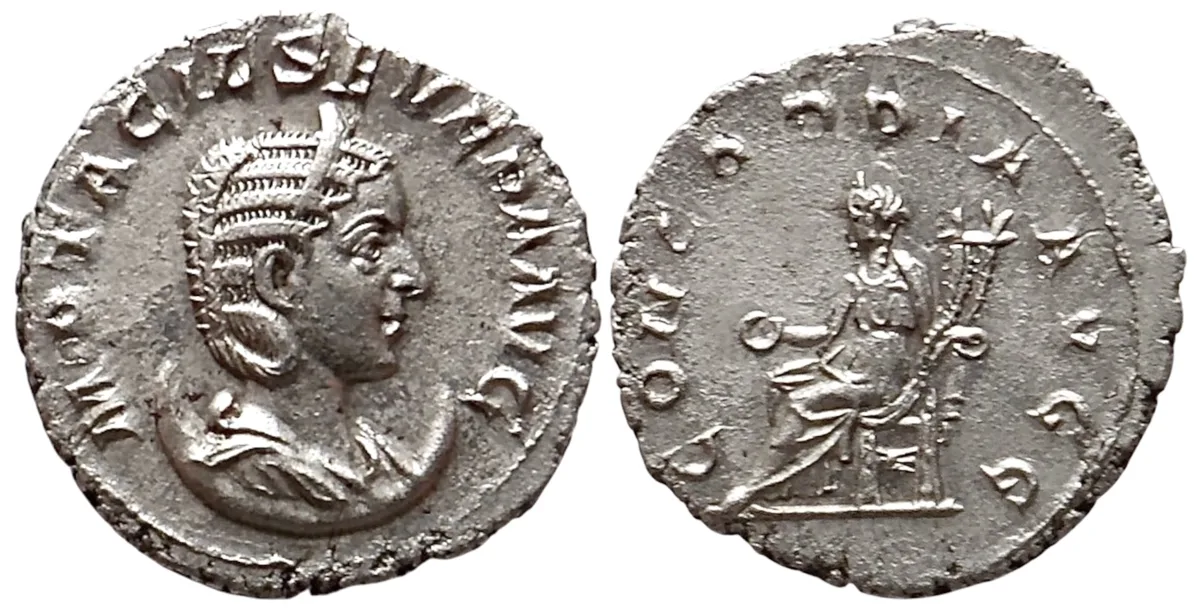 The Roman Imperial. Otacilia Severa, Wife of Philip I, AR Antoninianus (3.50 g). Circa AD 246-8. Rome.