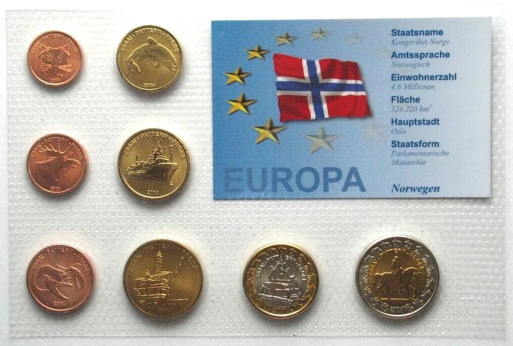 2004 NORWAY Euro Pattern set 2004 ESSAI - PATTERN - PROBE BU