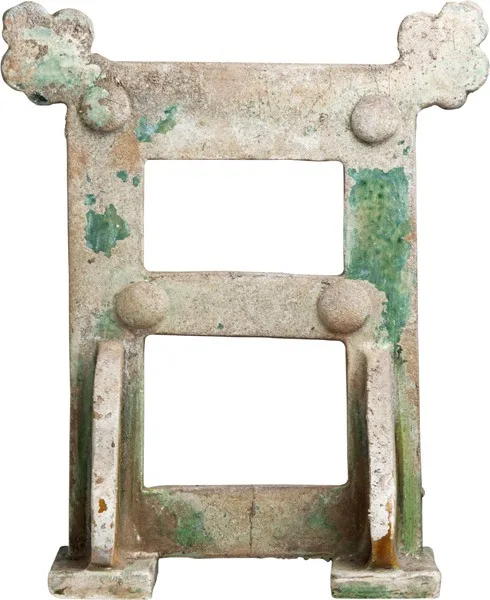Chinese Ming Glazed Pottery Robe Rack