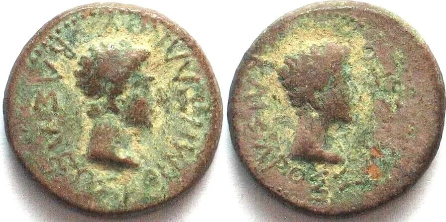 -11/12 KINGS of THRACE. Rhoemetalces I, 11 BC - 12 AD, AE 20mm, under Augustus, VF