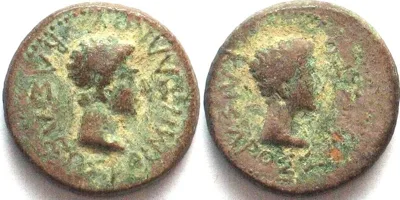 -11/12 KINGS of THRACE. Rhoemetalces I, 11 BC - 12 AD, AE 20mm, under Augustus, VF