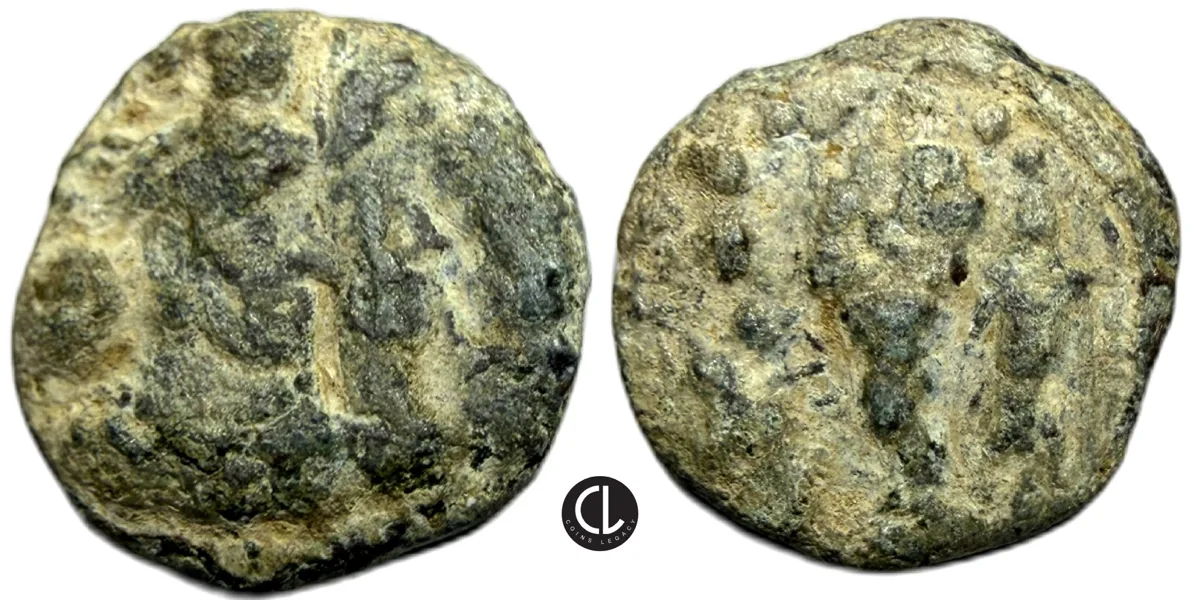 SASANIAN KINGS, Varahran II. PB (Lead) Unit. 276-293 AD