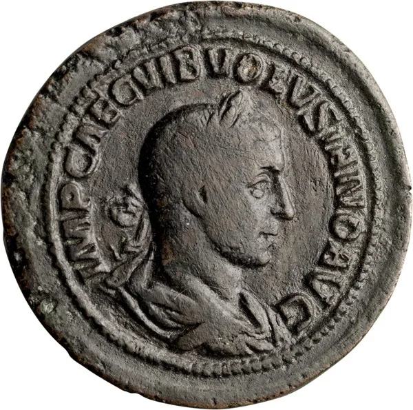 Volusian. Sestertius