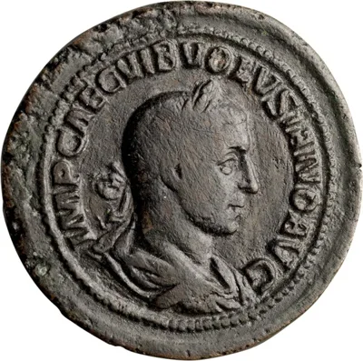 Volusian. Sestertius