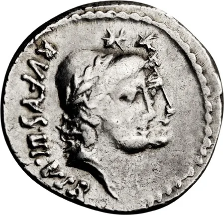 Mn. Cordius Rufus. Denarius