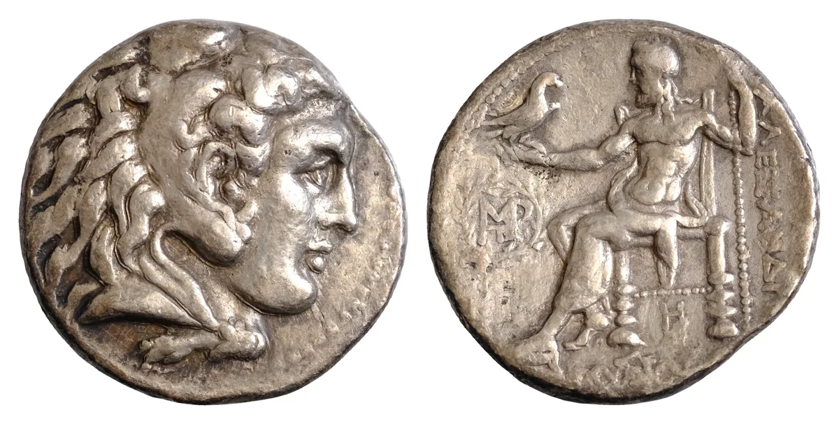 Seleukos I Nikator, tetradrachm, AR, 311–300 BC, Babylon mint, 16,6g, 27mm.