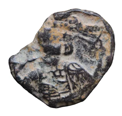 Byzantine Constantine IV 664 AD Half Follis Constantinople