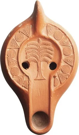 Roman North African Terracotta Oil Lamp