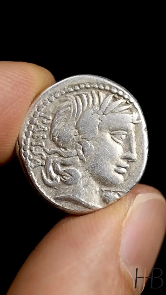 C. Vibius C.f. Pansa. Denarius