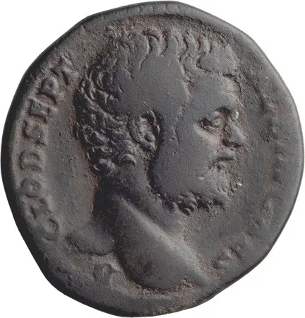Clodius Albinus as Caesar. Sestertius