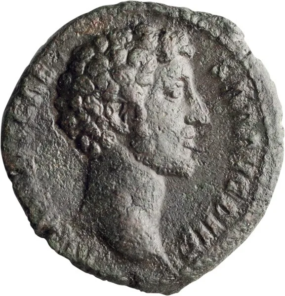 Marcus Aurelius as Caesar. 40-as