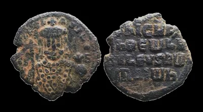 Romanus I 920-944 AD AE 25.8mm 8.72g. Follis. Constantinople Mint, Romanus w. transverse labarum and globus cruciger, Usurper