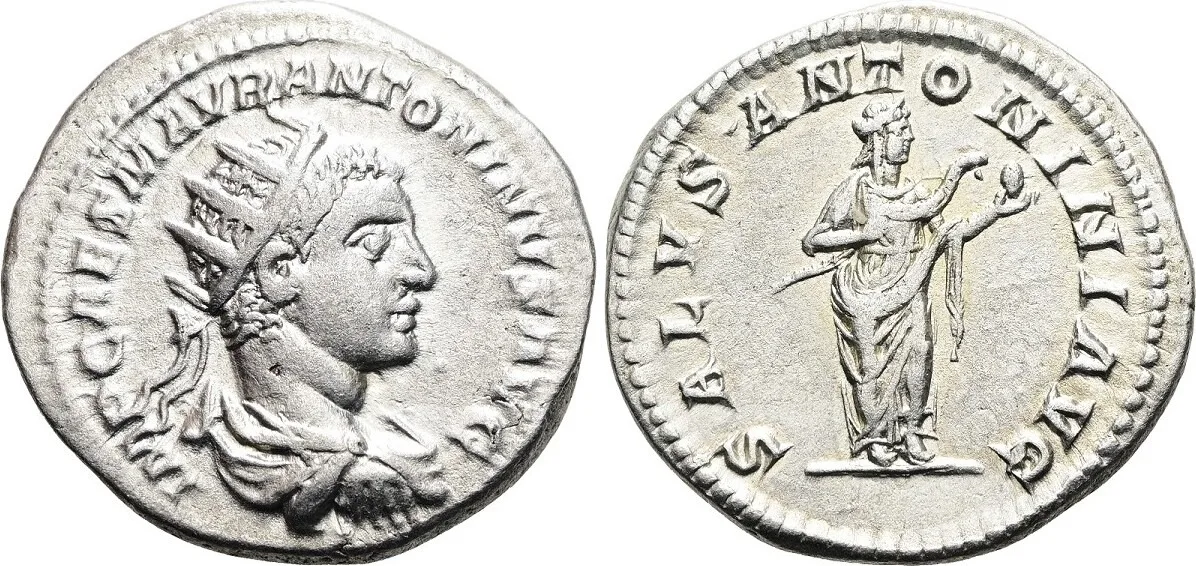 Elagabalus AR Antoninianus. Rome, AD 218-222.