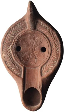 Roman North African Oil Lamp