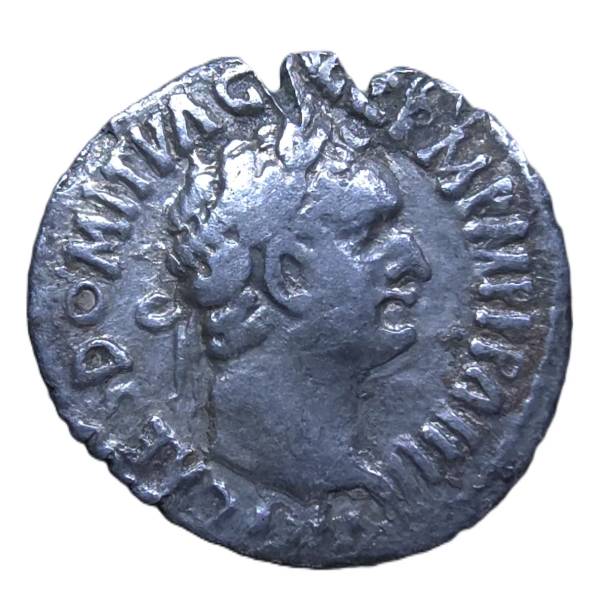 Minerva’s Favor: Silver Denarius of Domitian