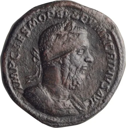 Macrinus. Sestertius