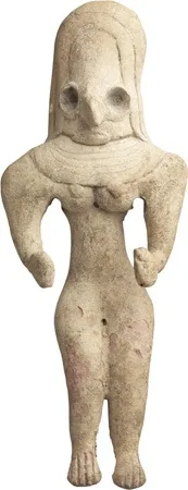 Asia Central Indus Valley Terracotta Figure of a Fertility Goddess