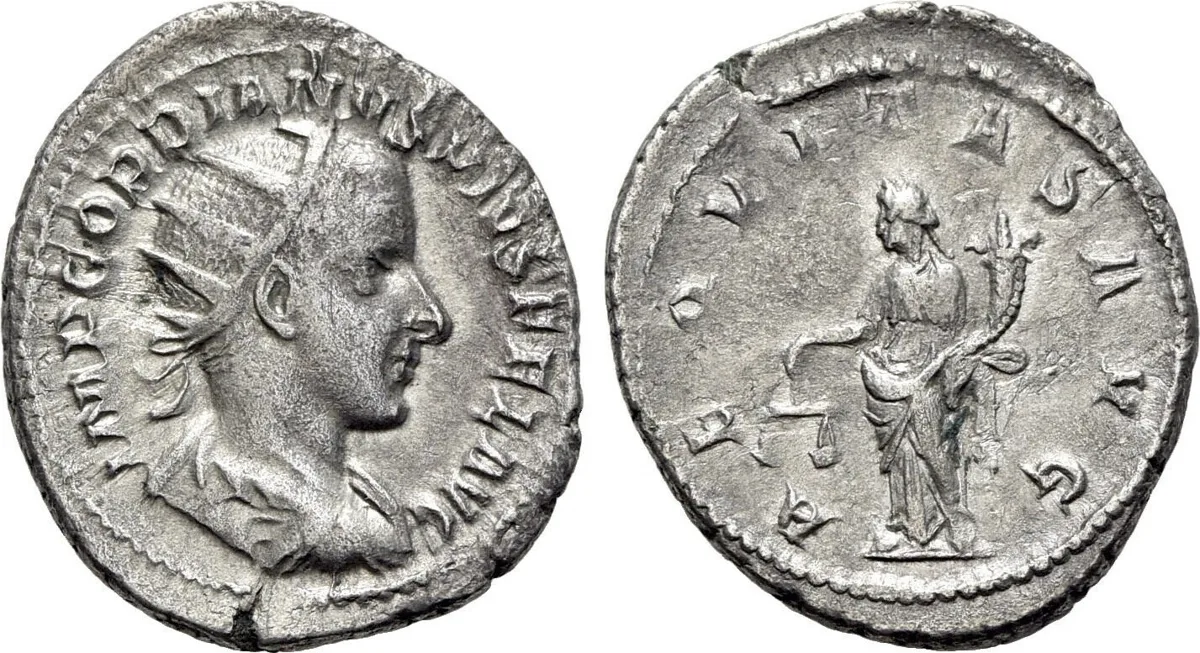 Gordian III AR Antoninianus. Rome, AD 239-240.