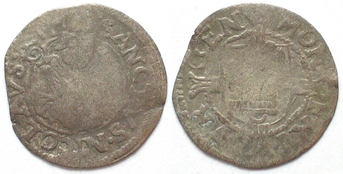 1641 Swiss Cantons FRIBOURG Batzen 1641 billon VF