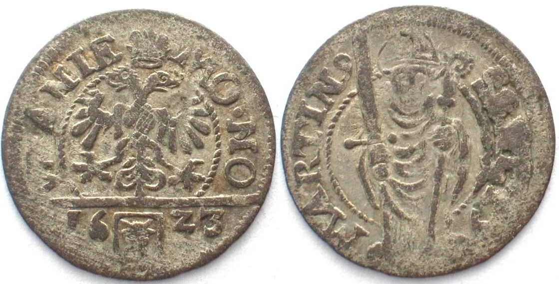 1623 Swiss URI Schilling 1623 ST. MARTIN billon UNC!