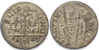 1623 Swiss URI Schilling 1623 ST. MARTIN billon UNC!