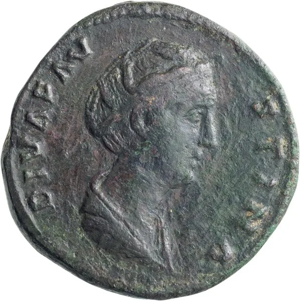 Faustina I, Diva. Sestertius