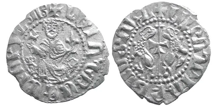 ARMENIA, Cilician Armenia. Levon I, AD 1199-1219. AR Tram Choice AU