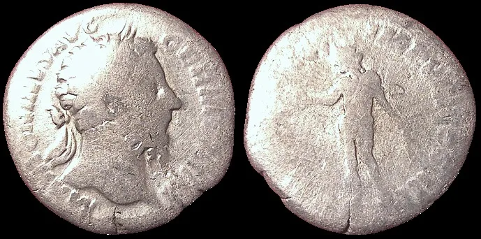 MARCUS AURELIUS 160-180 AD (Struck Dec.175- Dec.176 AD) AR 18.8mm 2.20gm Denarius, Rome