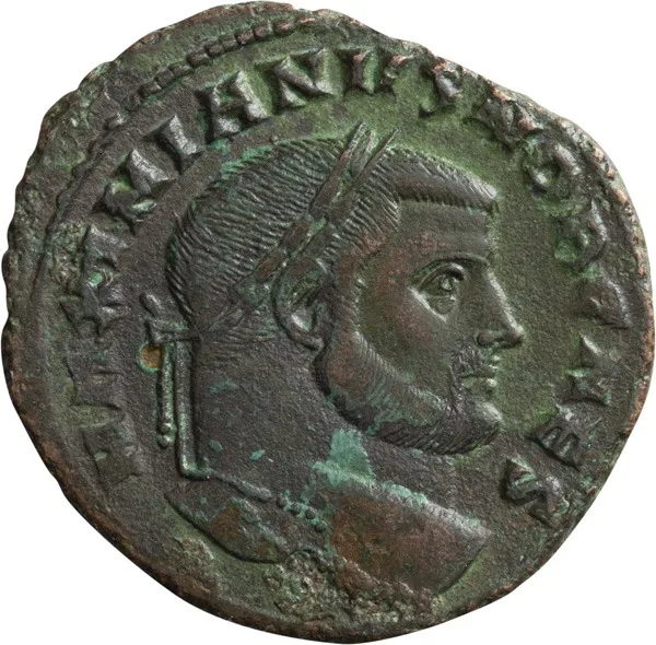 Galerius as Caesar. Follis