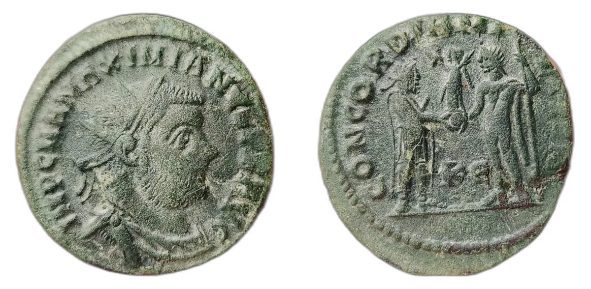 Antoninianus — Maximian — Concordia Militum