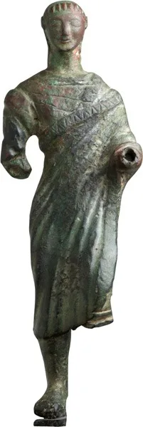 Greek Bronze Apollo Figure